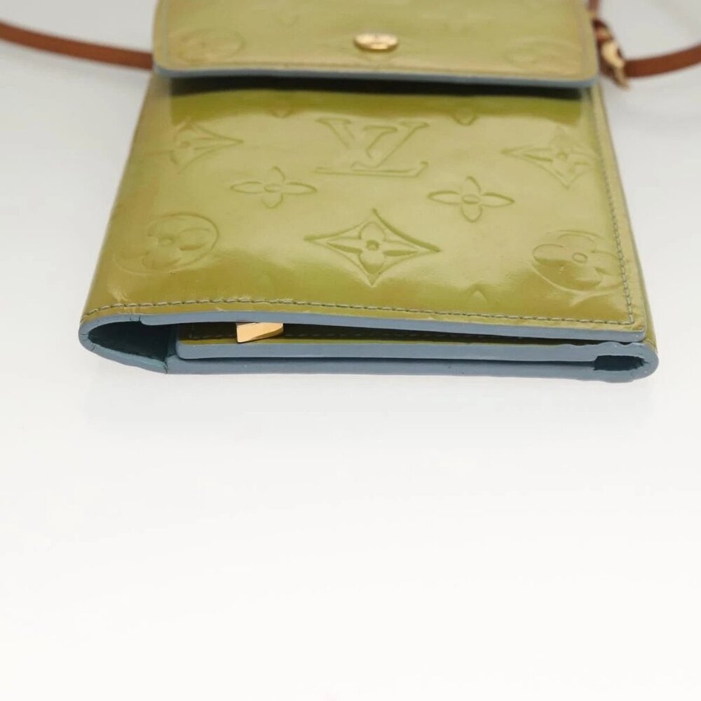 LOUIS VUITTON Monogram Vernis Walker Wallet Baby Blue - Picture 5 of 15